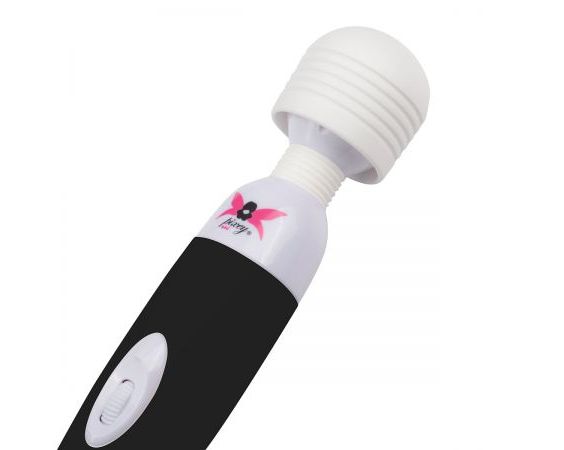 PIXEY MINI BLACK MASSAGE WAND VIBRATOR Cocolamarbe