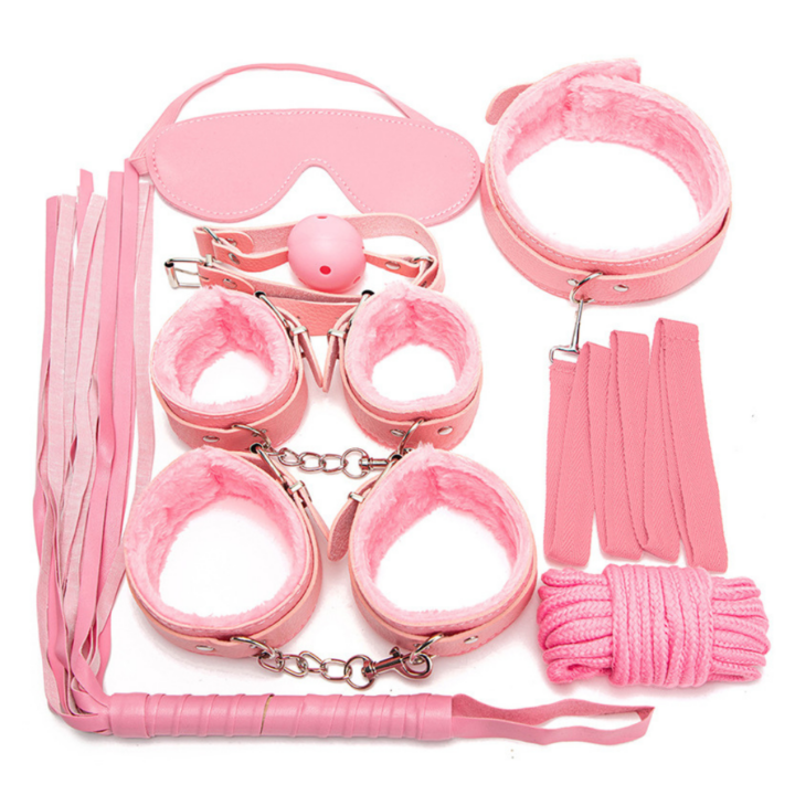 Fetish Fever 7 Delige Roze Soft Bdsm Bondage Set Cocolamar Be