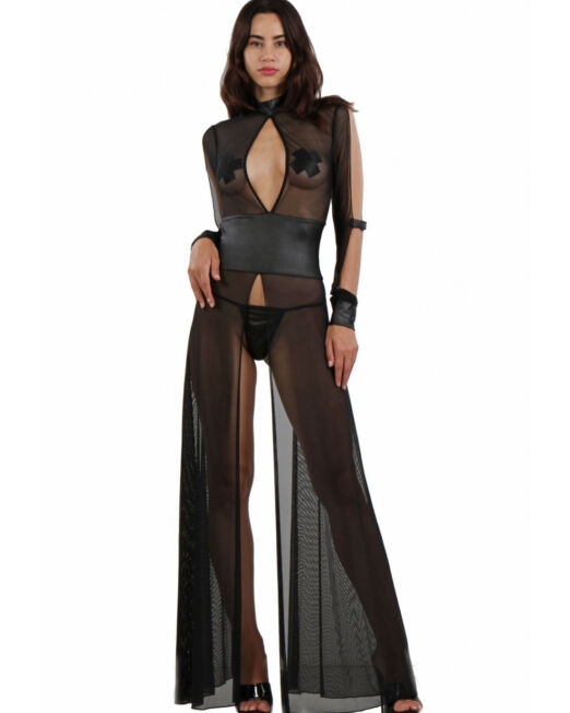 elegant-lang-zwarte-korset-jurk-met-rits-en-string-kopen