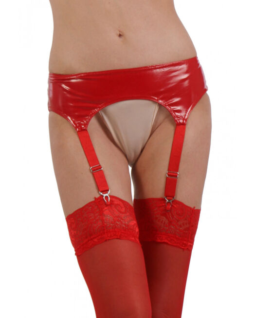 kinky-vurig-rood-vinyl-lak-jarretel-gordel-kopen